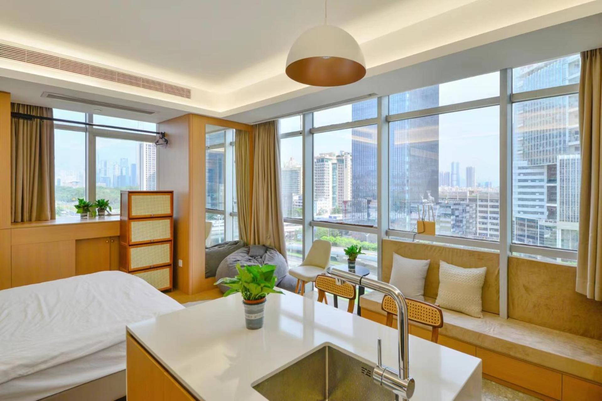 Shenzhen Duowei Luxury Apartment Chegongmiao Branch Eksteriør billede