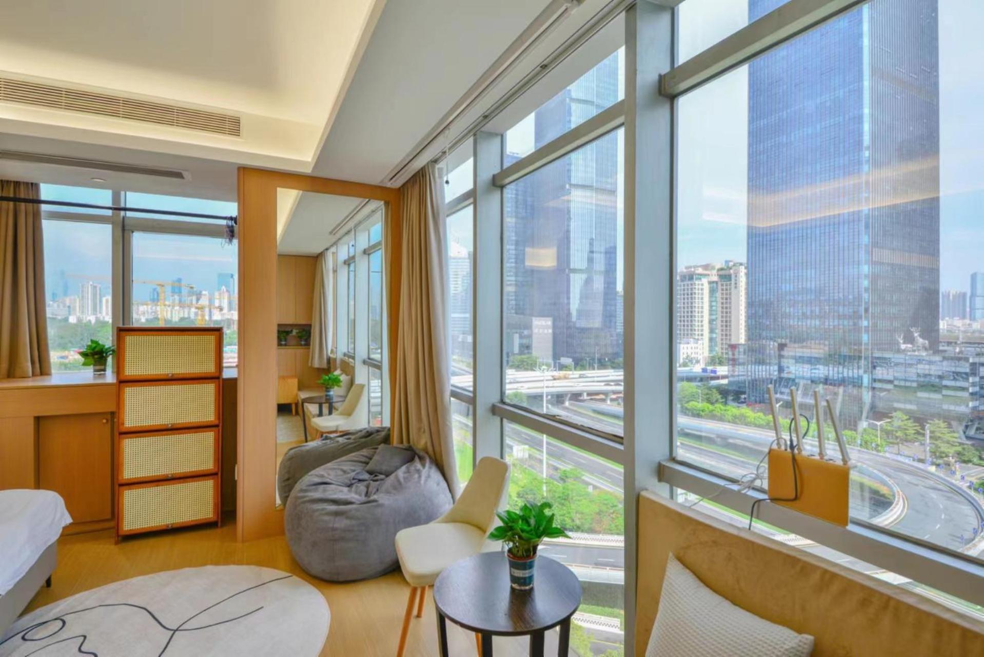 Shenzhen Duowei Luxury Apartment Chegongmiao Branch Eksteriør billede